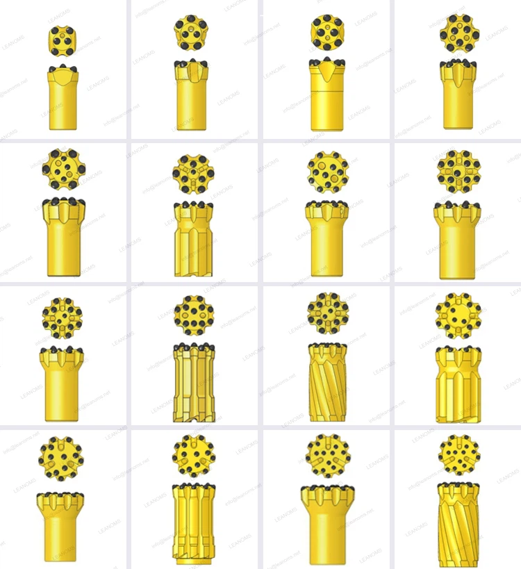 thread button bits